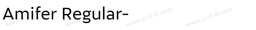Amifer Regular字体转换